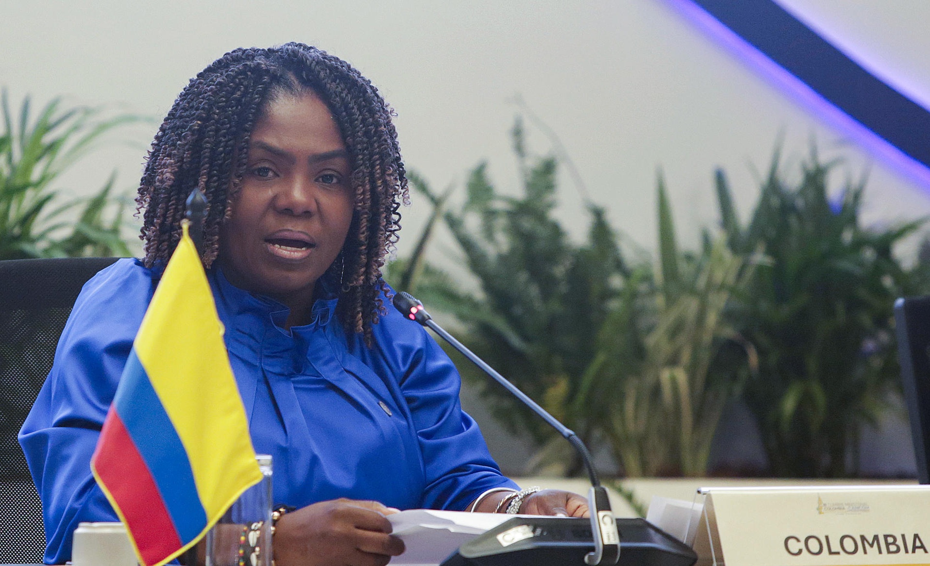La vicepresidenta de Colombia, Francia Máquez, expresa sus condolencia por el fallecimiento del senador y aspirante a la presidencia, Miguel Uribe Turbay.