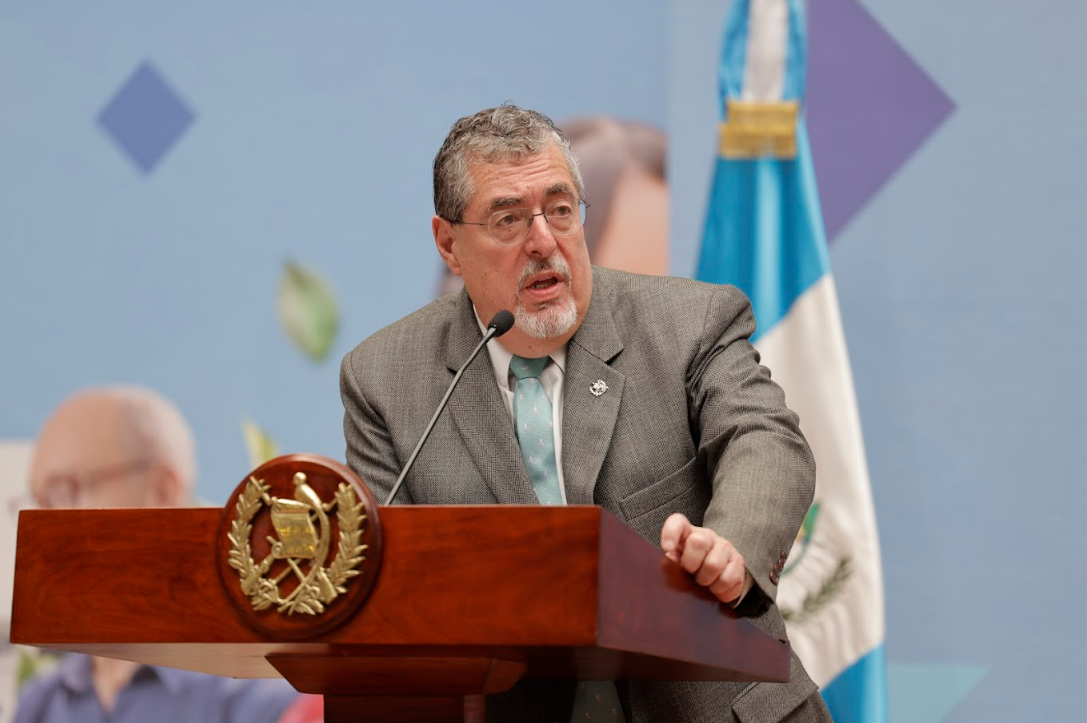 Presidente Bernardo Arévalo. / Foto: Analí Camey.