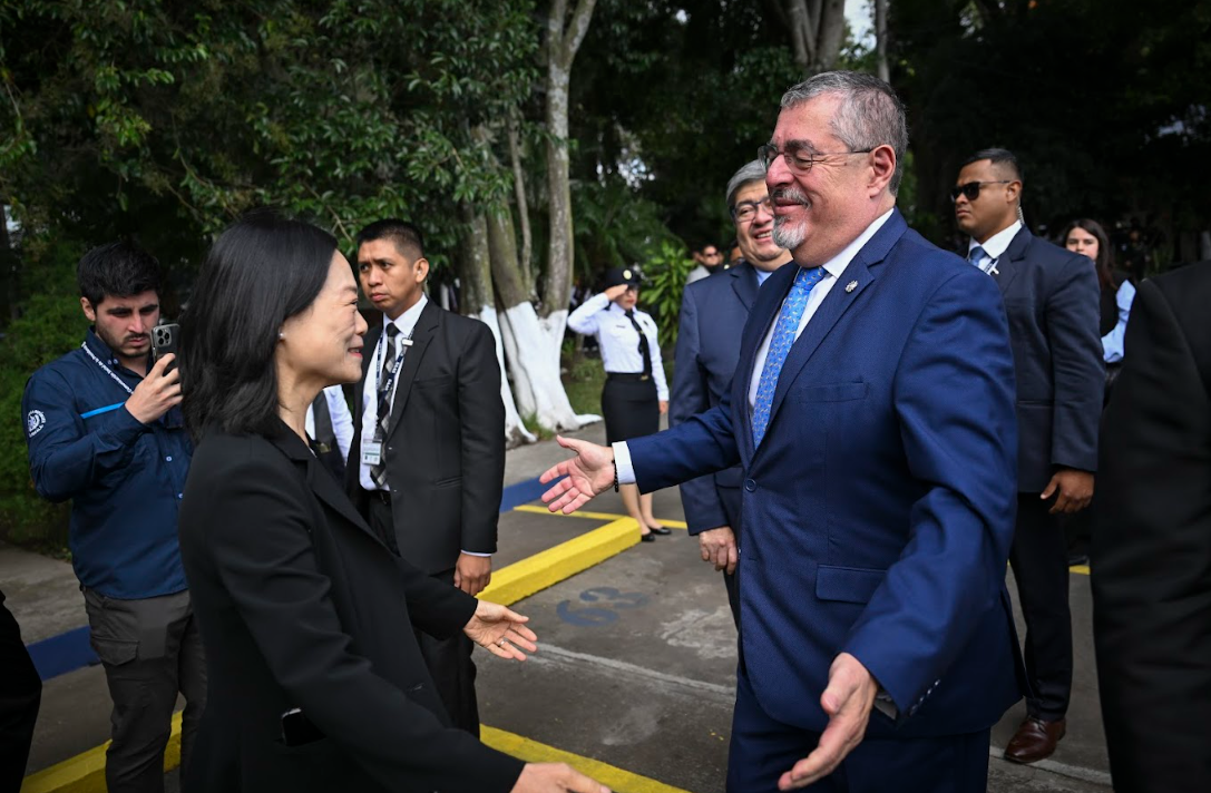 Presidente Arévalo agradeció la amistad y cooperación de la República de China (Taiwán) para Guatemala. / Foto: Byron de la Cruz.