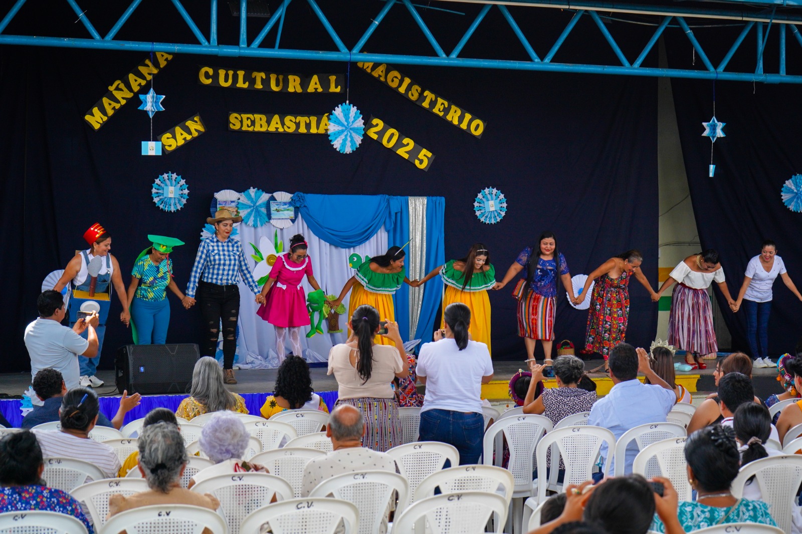Magisterio de San Sebastián, Retalhuleu desarrolla fiestas patrias con una jornada cultural llena de tradición