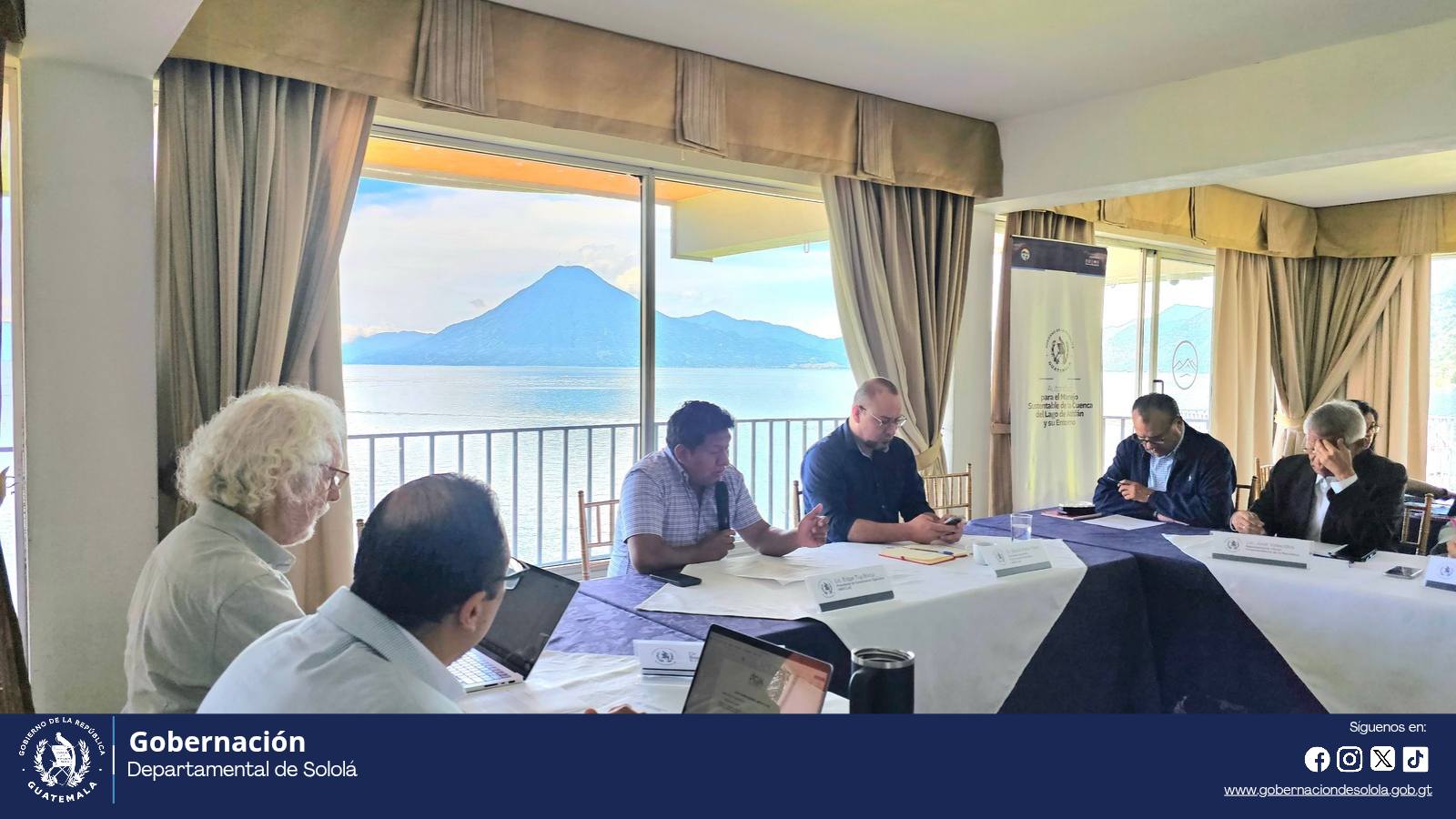 AMSCLAE desarrolla sesión ordinaria para fortalecer la protección del lago de Atitlán