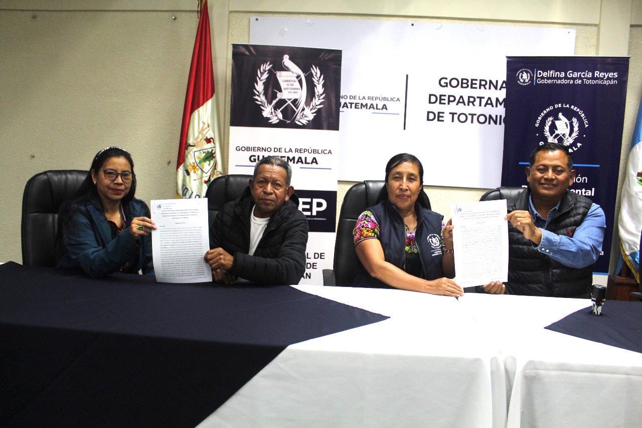 Compromiso con la transparencia permite la suscripción de 151 convenios en Totonicapán