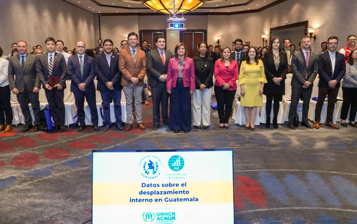 El Instituto Nacional de Estadística presentó los datos sobre Desplazamiento Interno. (Foto: Vicepresidencia)