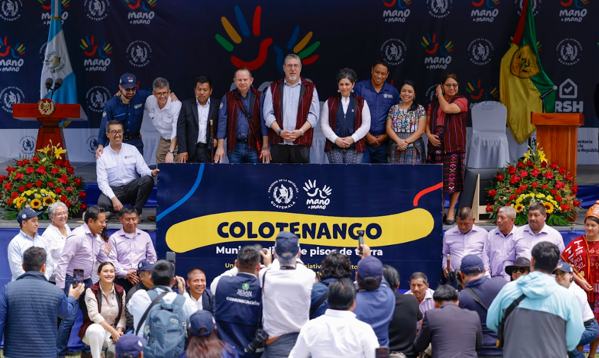Colotenango, Huehuetenango, se convierte en el cuarto municipio libre de piso de tierra