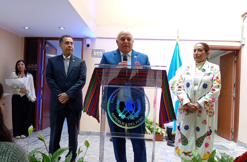 Embajada de Guatemala en Perú celebra el 204 aniversario de la independencia. (Foto: Minex)