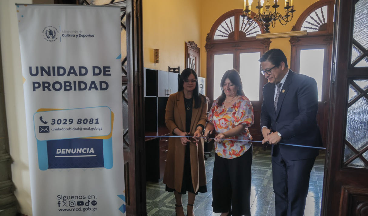 Ministerio de Cultura y Deportes inauguró su Unidad de Probidad. / Foto: MCD.