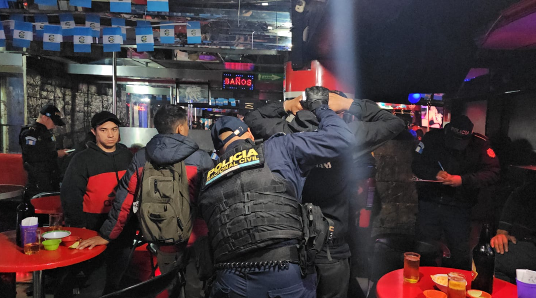 PNC realizó operativos de seguridad en centros nocturnos en diferentes puntos del país