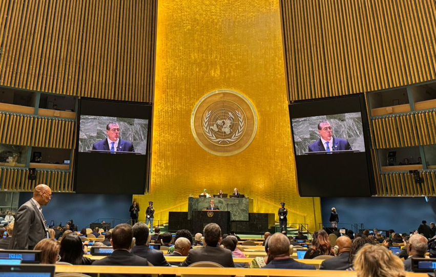 Presidente de Guatemala intervendrá mañana a las 13:45 en el debate general de la ONU