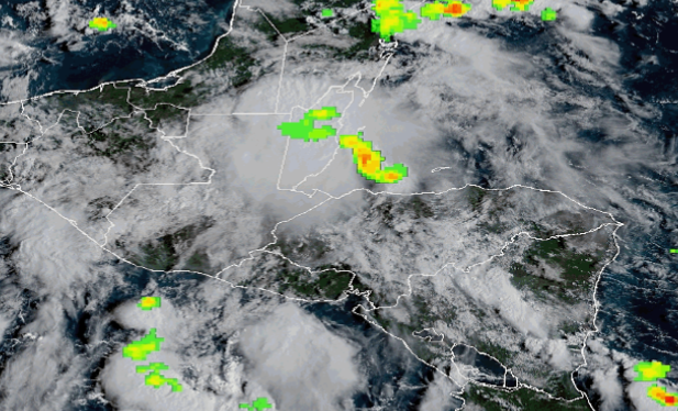 Lluvias disminuirán durante la semana./Foto: NOAA.