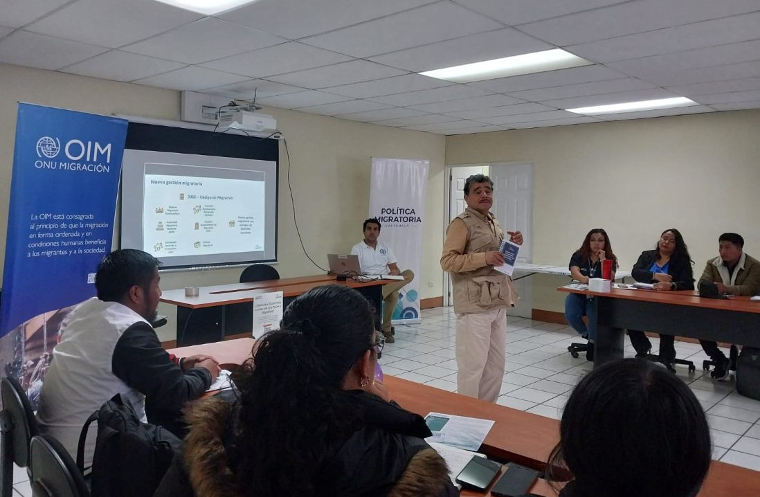 IGM impulsa Política Migratoria en el departamento de Quetzaltenango. (Foto: IGM)