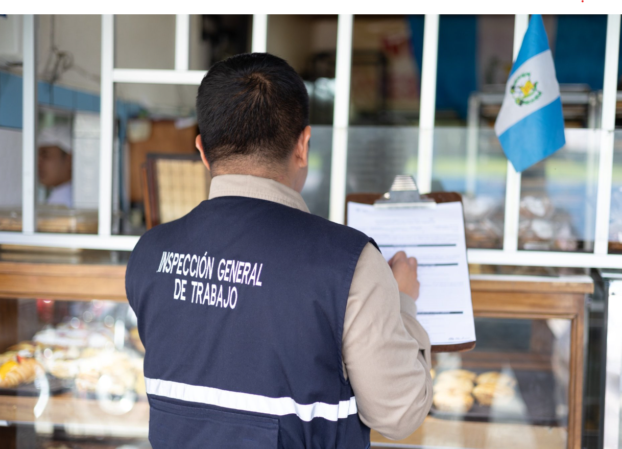 Mintrab ejecuta operativos de inspección laboral en la ciudad capital./Foto: Mintrab.
