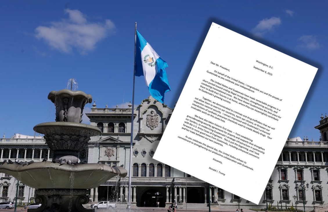 Esta es la carta que envió el presidente Donald Trump al presidente Bernardo Arévalo