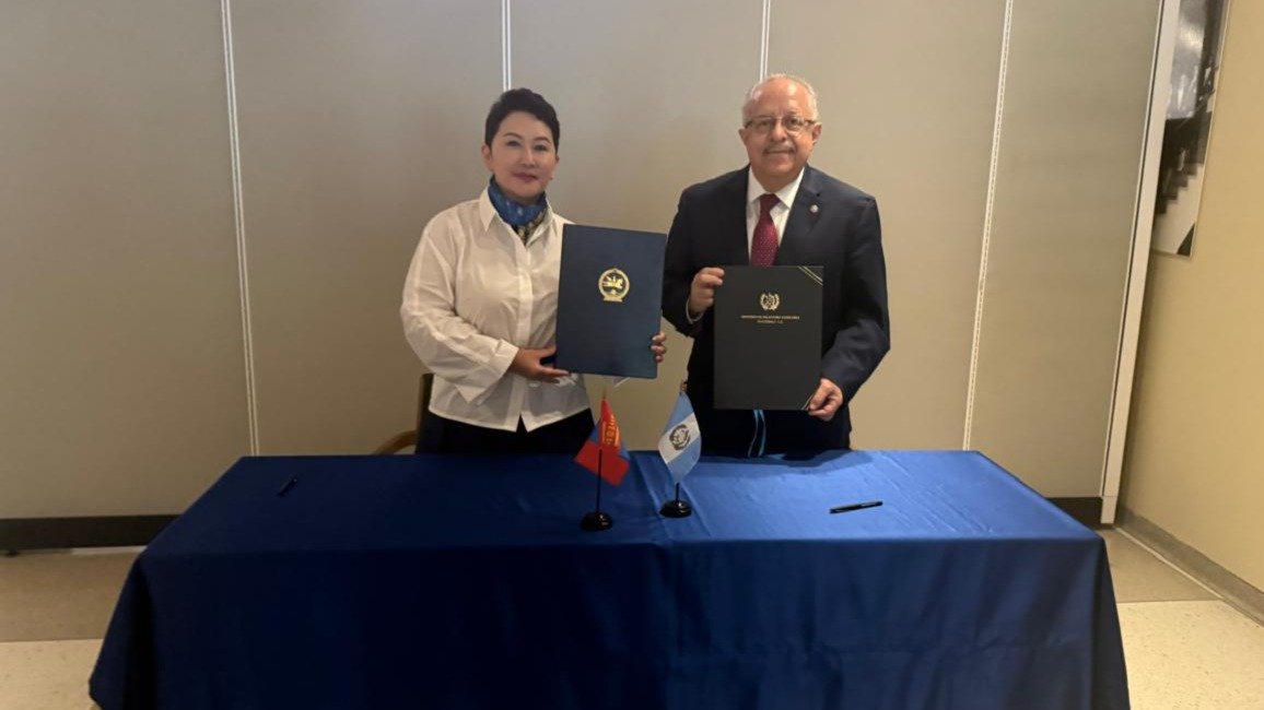 Guatemala y Mongolia suscribieron un memorándum de entendimiento sobre consultas políticas