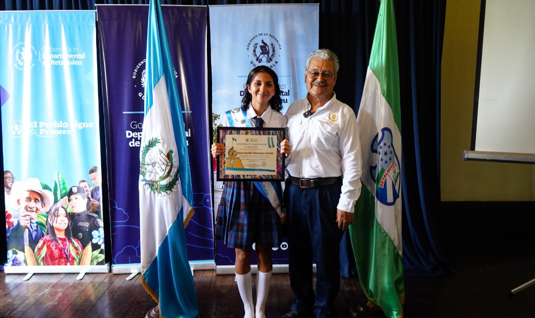 Certamen Gobernador Juvenil por un Día 2025: jóvenes de Retalhuleu fortalecen liderazgo y compromiso cívico