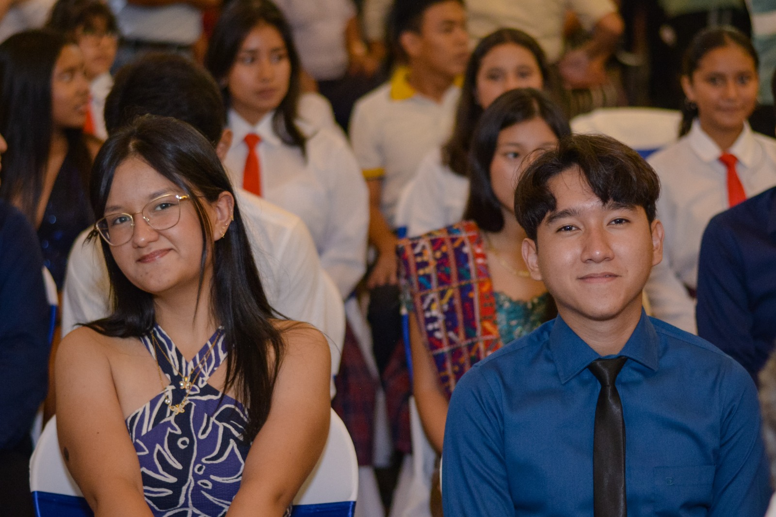 Jóvenes demuestran su civismo tocando temas de interés social. / Foto: Gobernación Departamental de Retalhuleu.