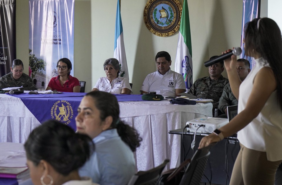 Seguimiento a las actividades en el marco de la independencia en Retalhuleu