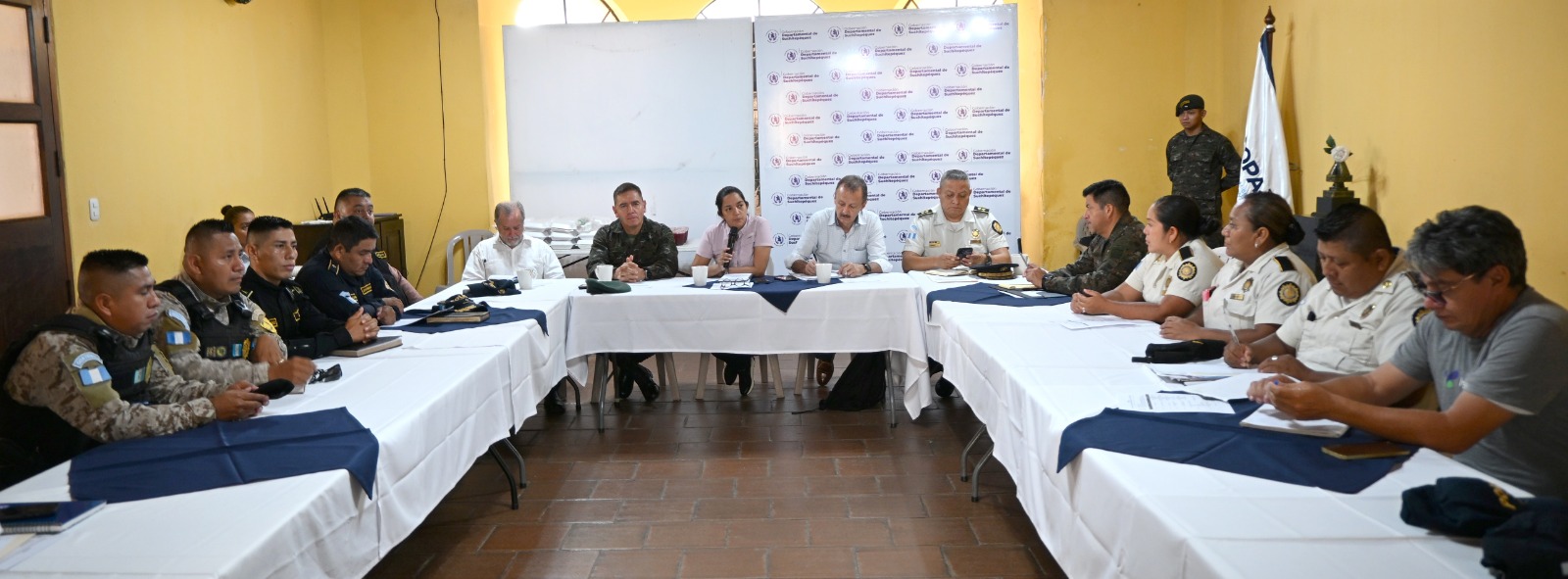 Gabinete de Seguridad Suchitepéquez refuerza acciones contra la delincuencia