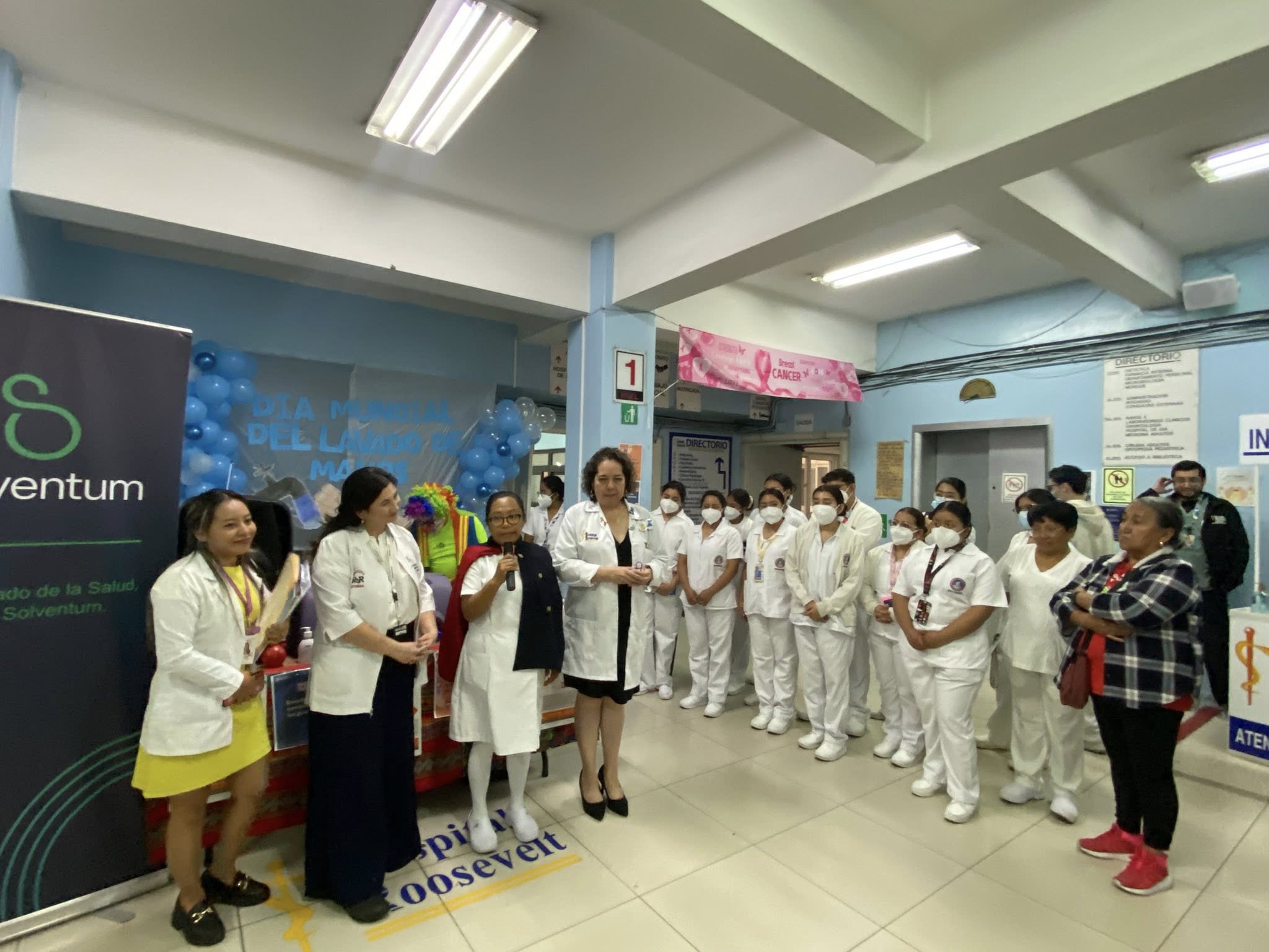 Hospital Roosevelt promueve la higiene y prevención en el Día Mundial del Lavado de Manos. (Foto: Hospital Roosevelt)