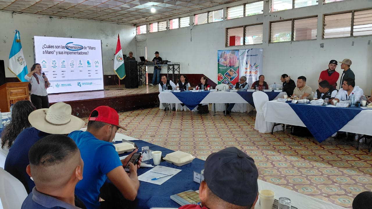 Iniciativa intersectorial Mano a Mano llega a La Unión, Zacapa