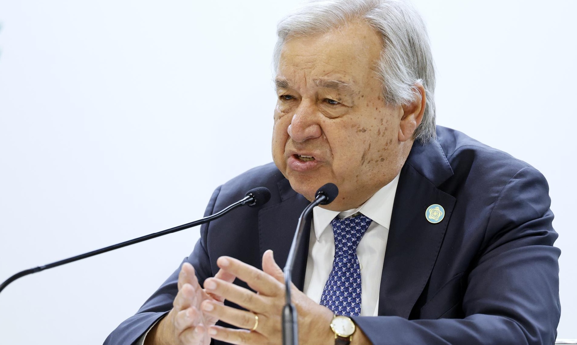 António Guterres, secretario general de la ONU.