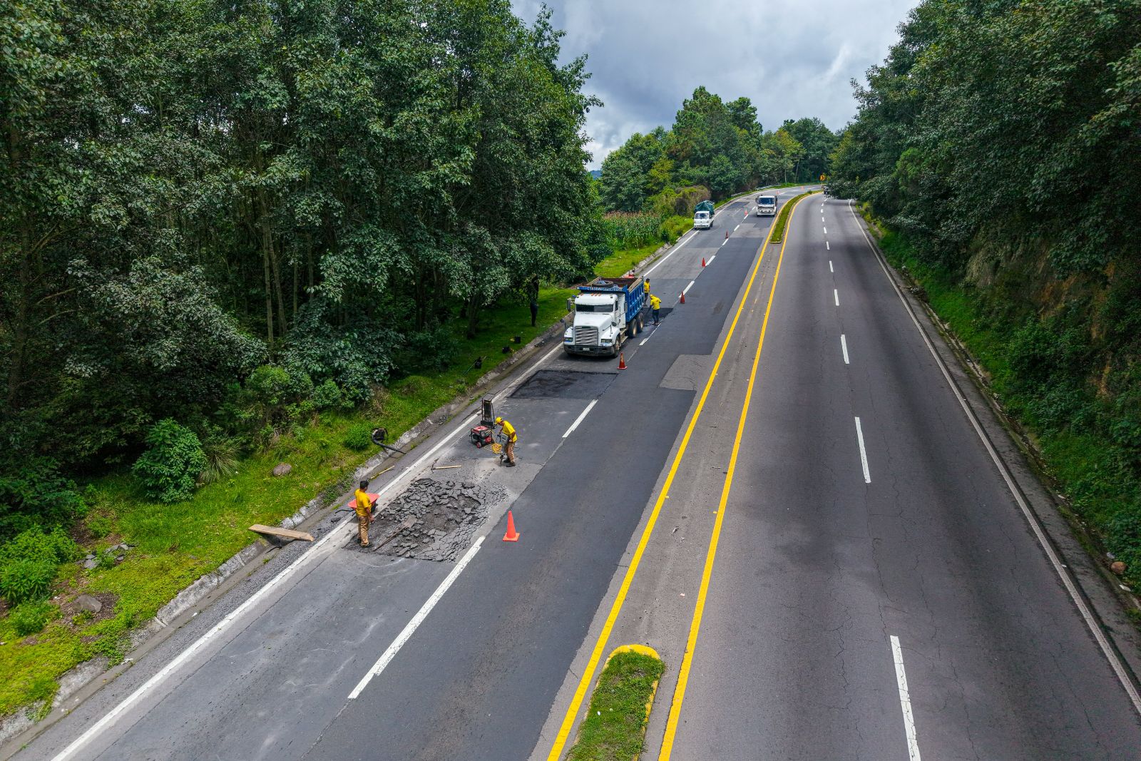 Covial avanza con la rehabilitación de la ruta CA-1 Occidente