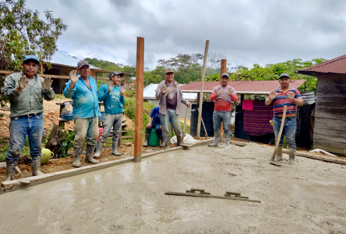 Más de 33 mil hogares ya cuentan con piso de concreto./Foto: Mides.