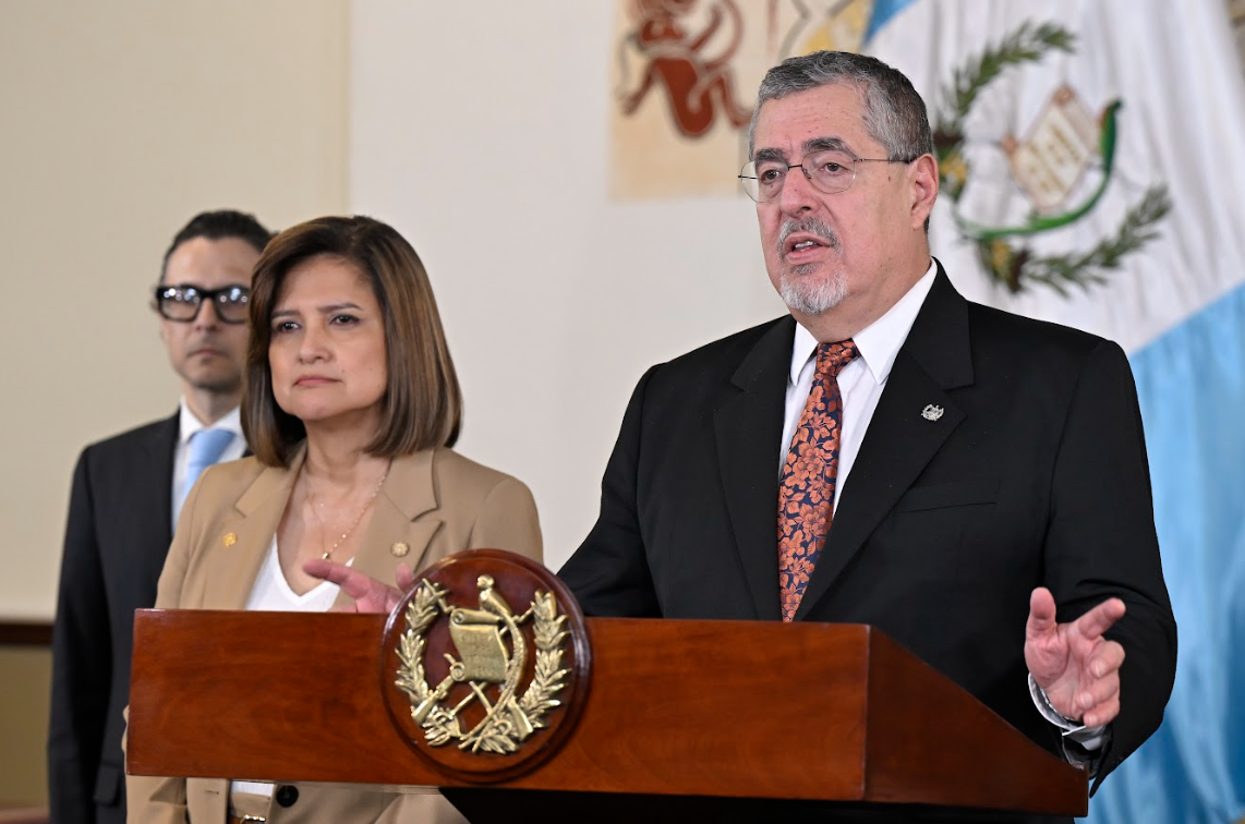 El presidente Bernardo Arévalo refrendo la lucha del Gobierno de Guatemala contra actores corruptos. (Foto: Álvaro Interiano)