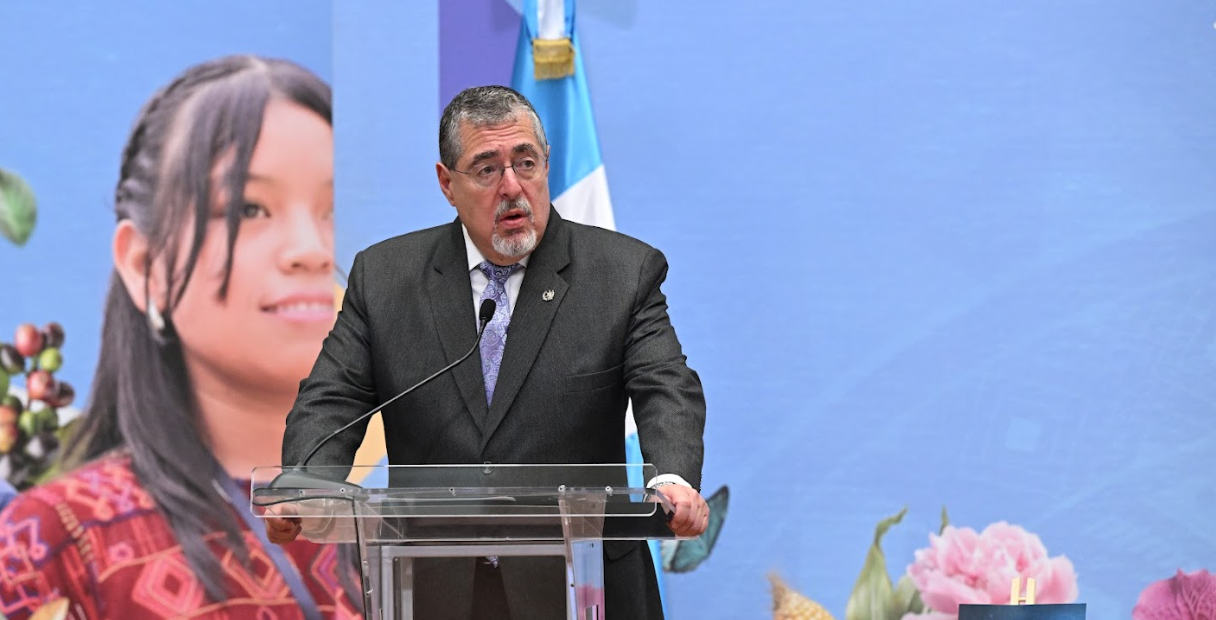 Presidente Bernardo Arévalo. / Foto: Byron de la Cruz, archivo.