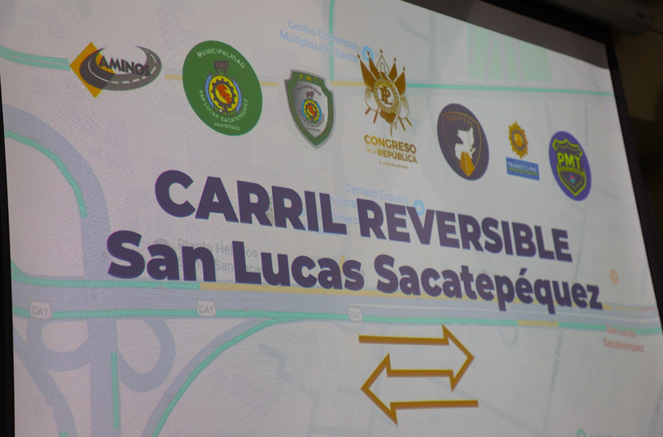 Carril reversible en la carretera interamericana./Foto: CIV.