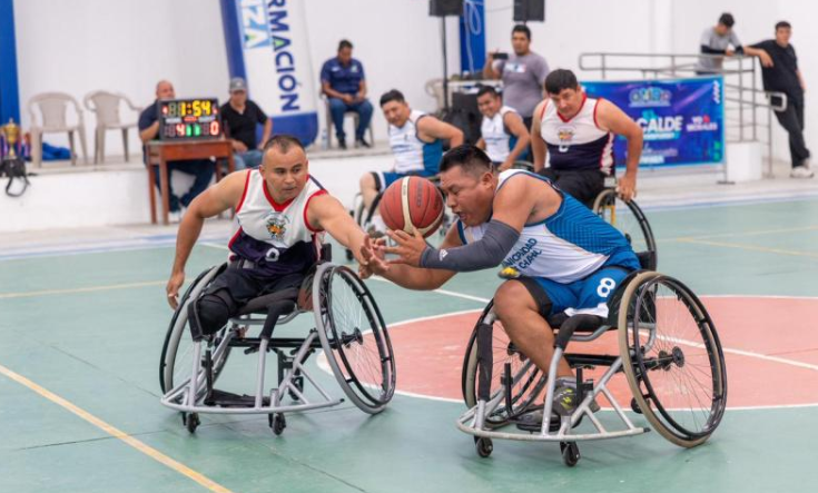 Celebran el primer Festival Interregional de Baloncesto en silla de ruedas./Foto: MCD.