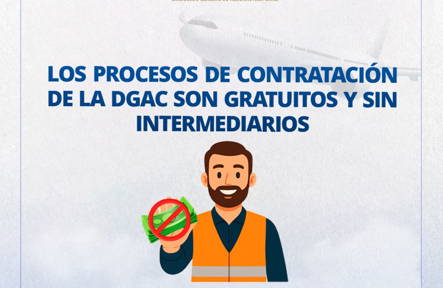 DGAC advierte sobre información y servicios falsos relacionados con trámites aeronáuticos
