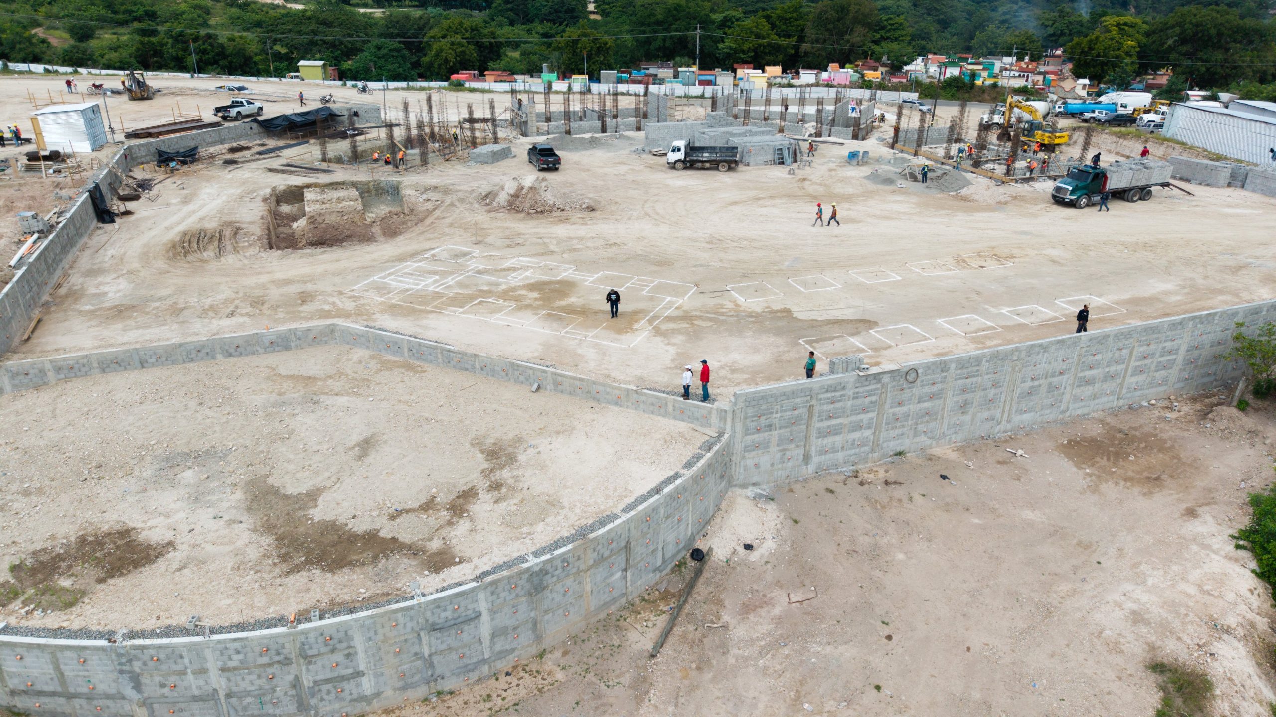 UCEE avanza en la construcción de moderna escuela en Gualán, Zacapa. (Foto: UCEE)