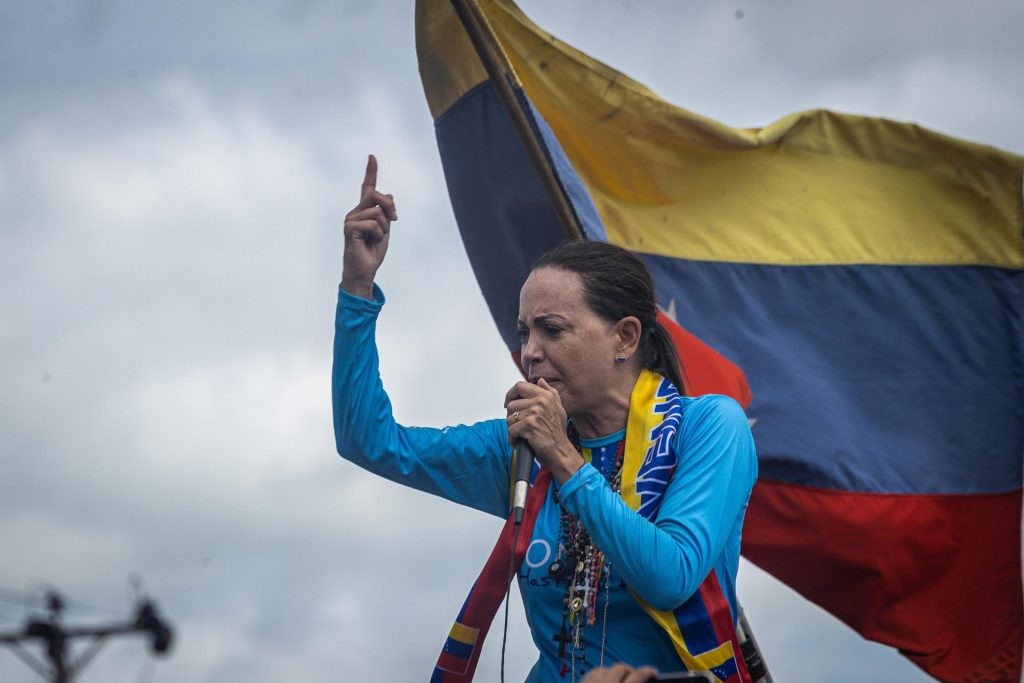 Líder opositora de Venezuela, María Corina Machado, galardonada no el Premio Nobel de la Paz.