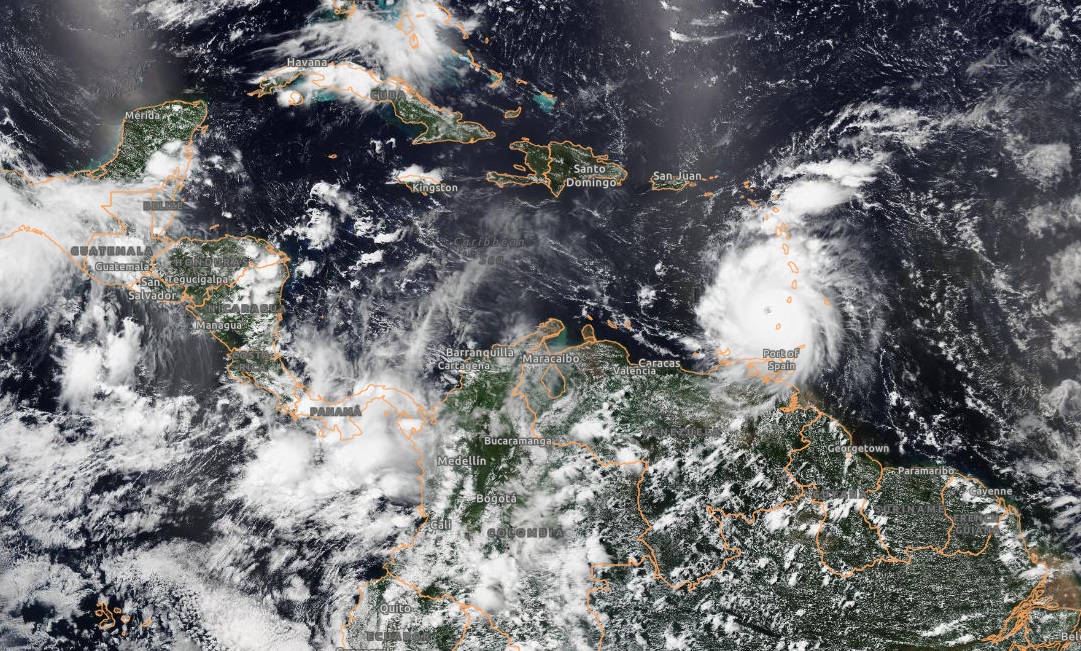 La tormenta Melissa avanza en el Caribe rumbo a Haití y Jamaica.