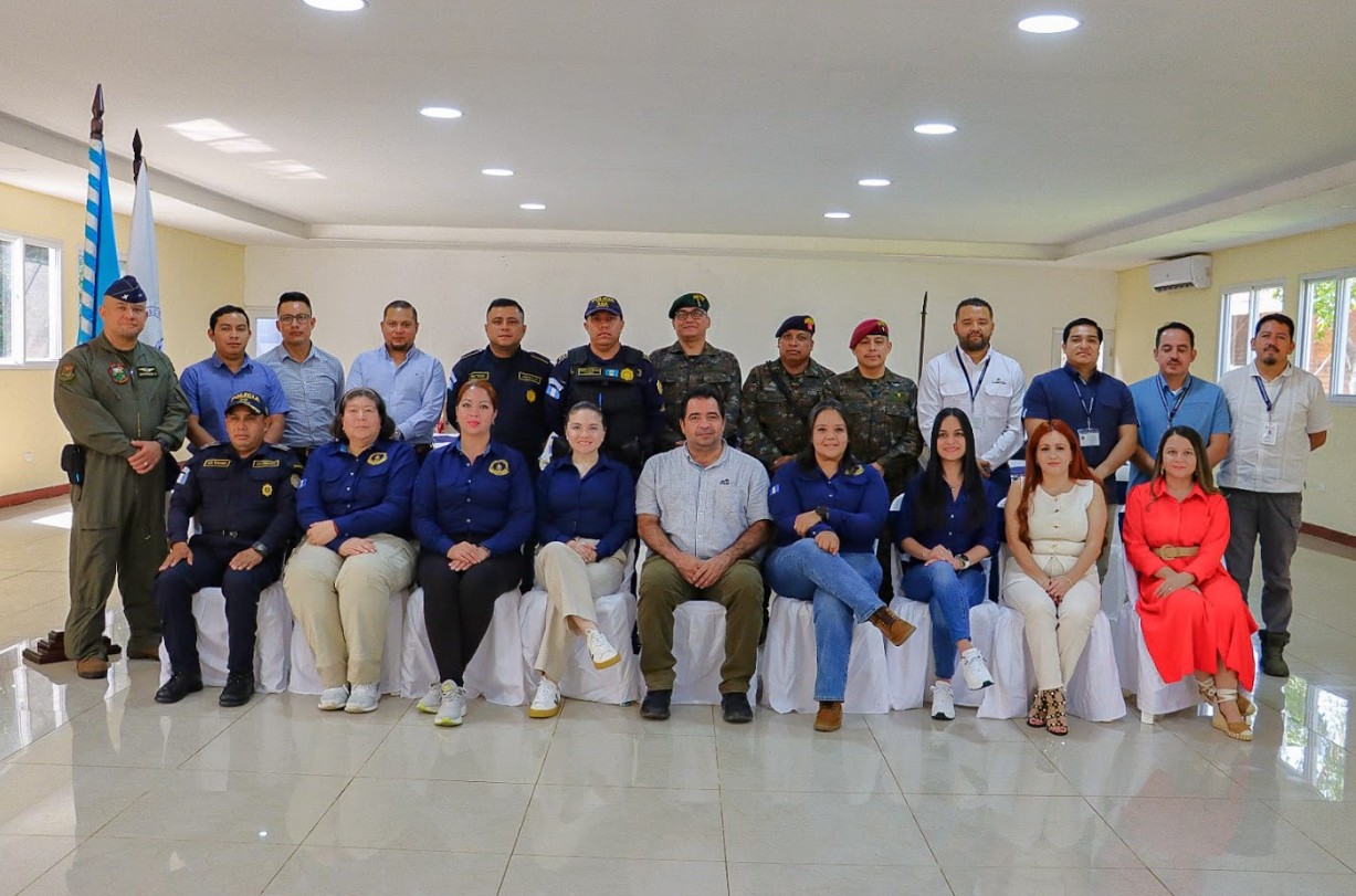Instituciones del Sistema Nacional de Seguridad presentan avances en Petén