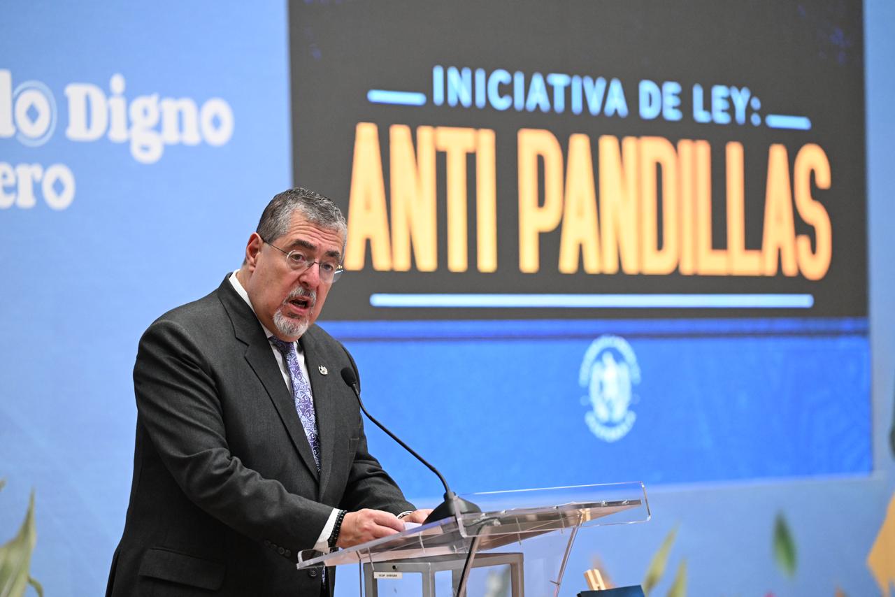 Presidente Arévalo anuncia la próxima presentación de iniciativa de ley antipandillas