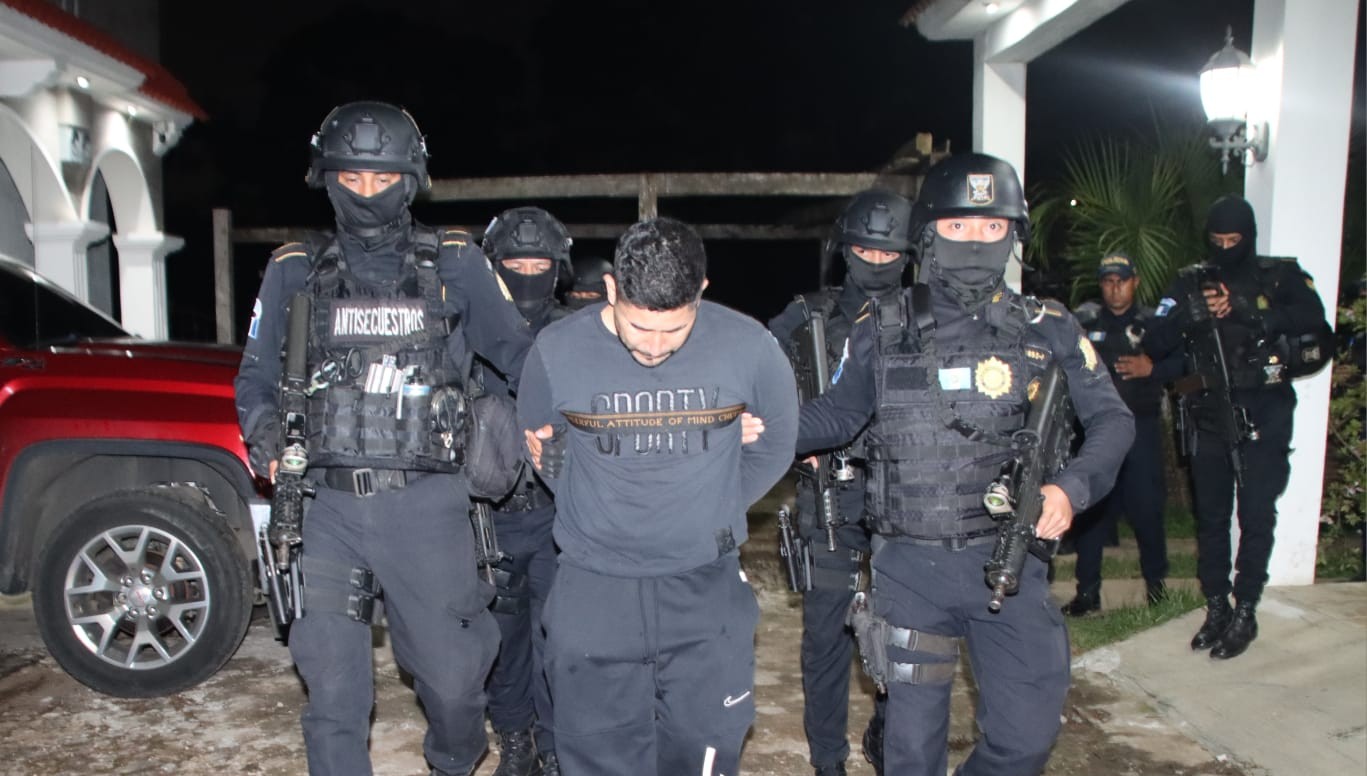 PNC rescata a colombiano secuestrado y captura a presunto plagiario