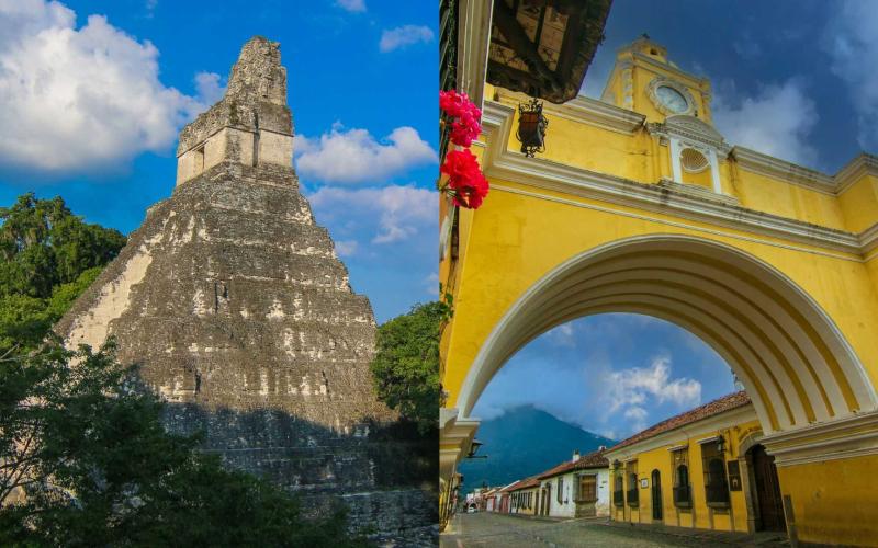 La Antigua Guatemala y Tikal cumplen 46 años de su inclusión en la Lista del Patrimonio Mundial de la Humanidad