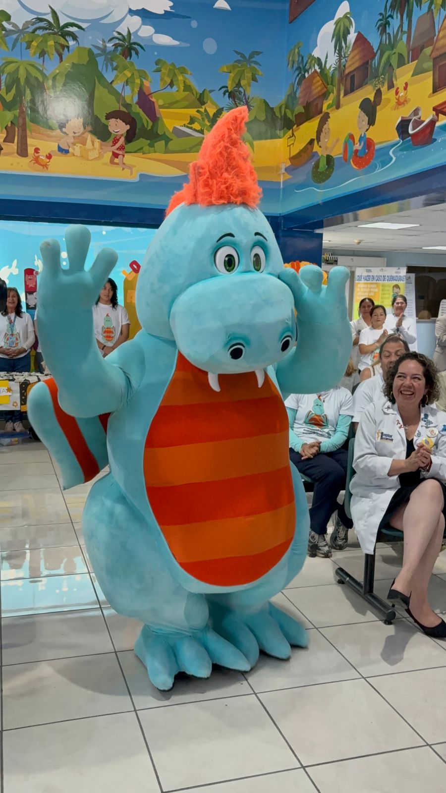 MSPAS lanza la Semana de Prevención de las Quemaduras Pediátricas. (Fotos: Hospital Roosevelt)