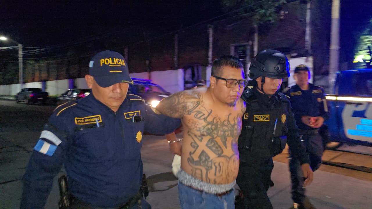 Recapturan al reo fugado de Fraijanes II alias “Brown”