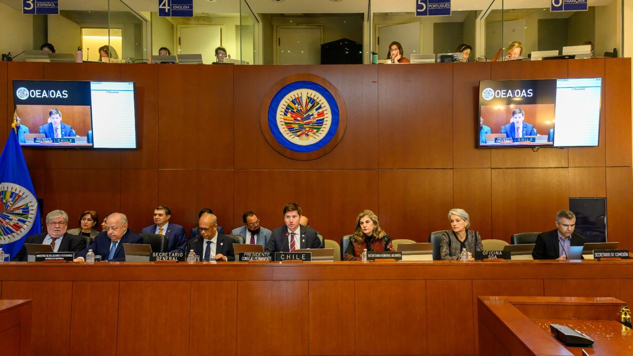 EE. UU. expresa apoyo firme a la democracia guatemalteca ante el Consejo Permanente de la OEA