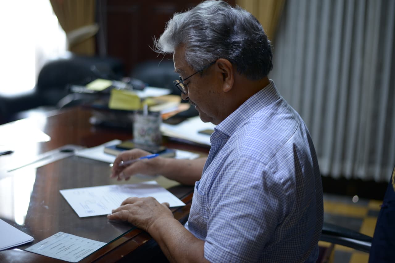Firman convenios para ocho proyectos de infraestructura vial en Nuevo San Carlos