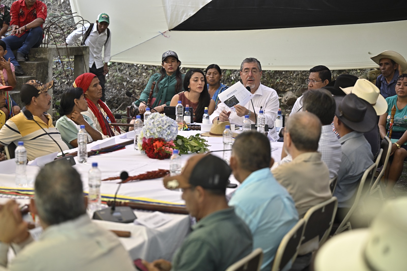 Presidente inicia gira de trabajo en Camotán, Chiquimula