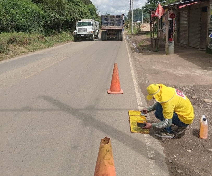 Inician trabajos de reparación en carretera Chimaltenango–San Martín Jilotepeque