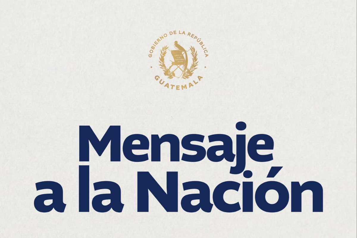 EN VIVO | Presidente Arévalo envía mensaje a la Nación sobre seguridad