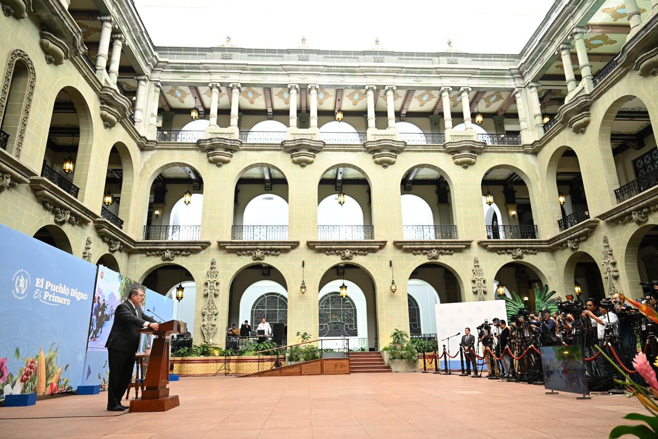 El presidente Bernardo Arévalo rechazó los señalamientos del MP.