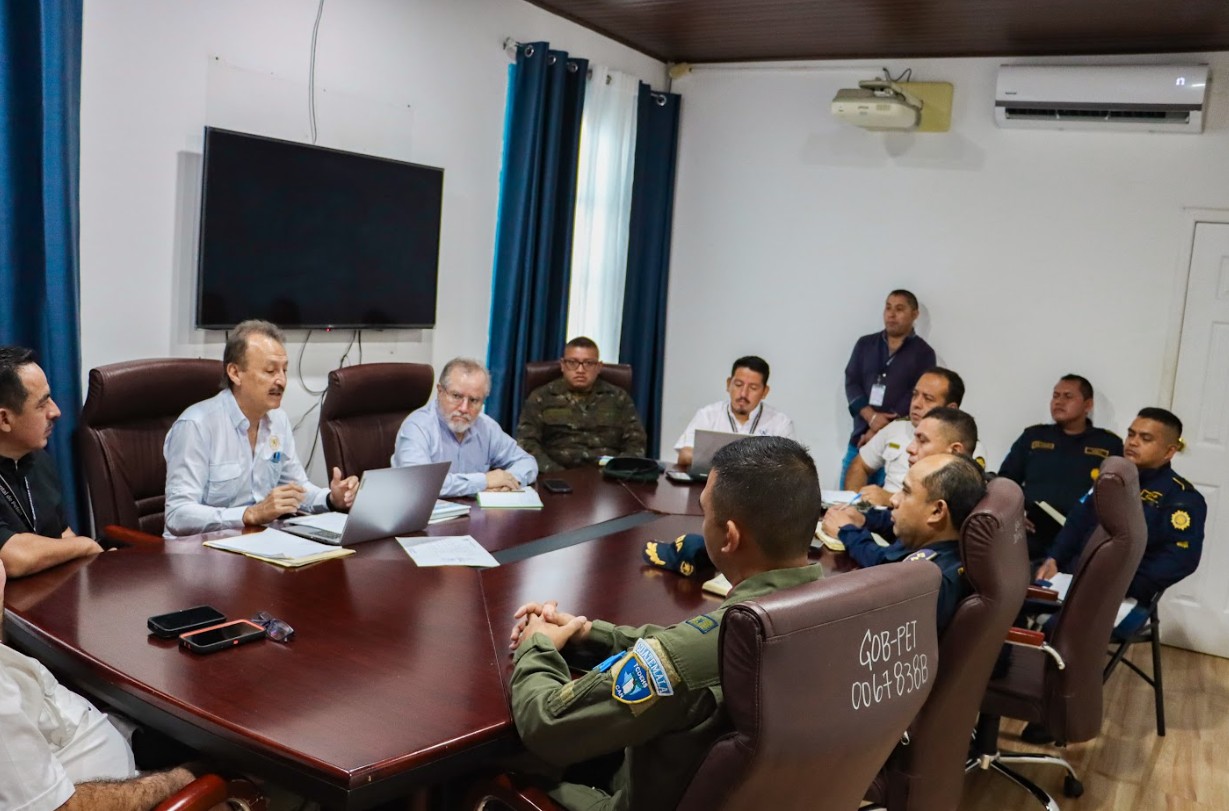 Instituciones fortalecen coordinación interinstitucional en materia de seguridad en Petén