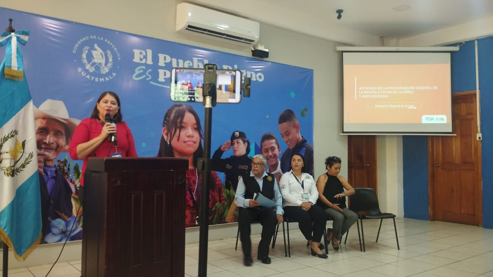 Entidades gubernamentales informan sobre acciones en beneficio de la población de Zacapa