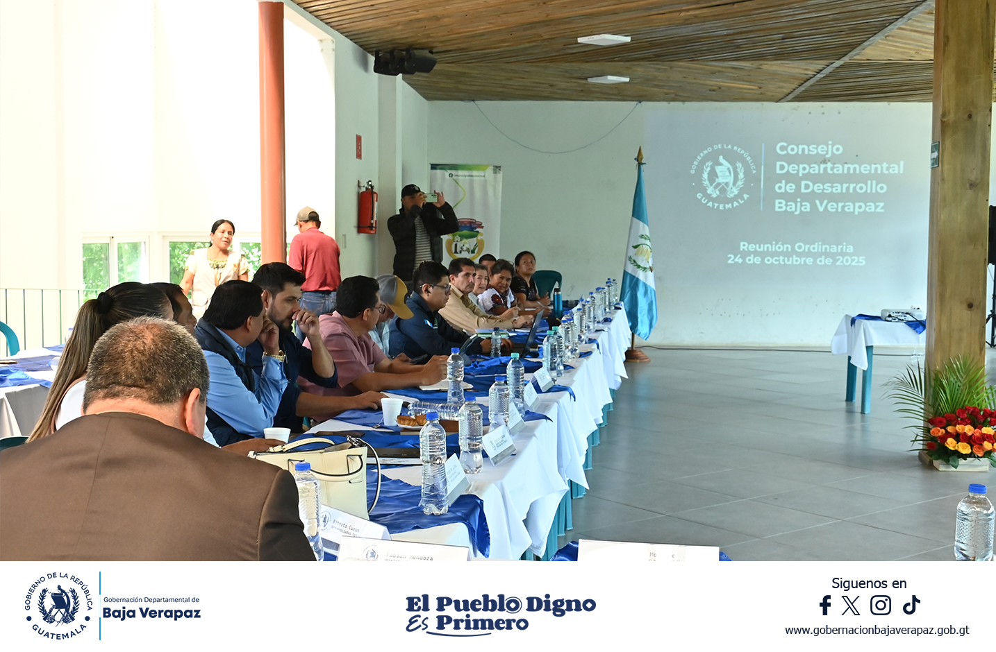 Codede de Baja Verapaz da seguimiento a temas clave para el desarrollo integral del departamento