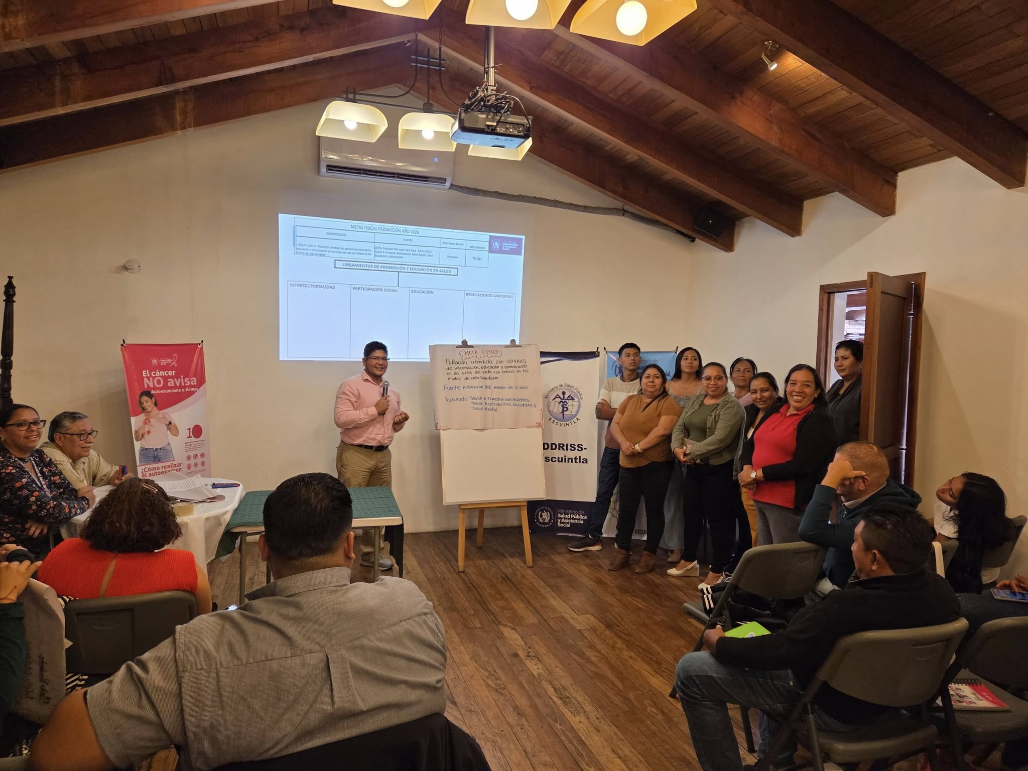 Red de Servicios de Salud de Escuintla desarrollan jornada de capacitación para prevenir el cáncer